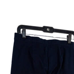 Womens Blue Stretch Flat Front Skinny Leg Side Zipper Ankle Pants Size 4 alternative image