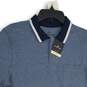 NWT The Normal Brand Mens Blue Spread Collar Short Sleeve Golf Polo Shirt Size M image number 3