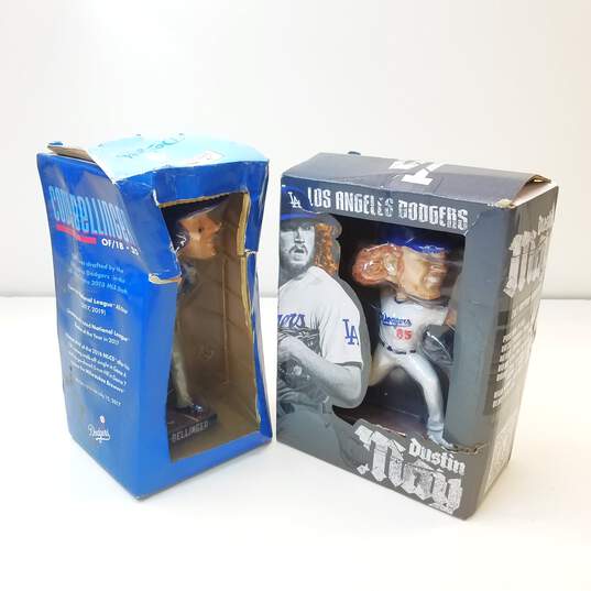 Los Angeles Dodgers MLB Coby Bellinger and Dustin Mayday Bobblehead collection image number 1