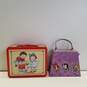 Bundle of 2 Vintage Assorted Tin Lunch Boxes image number 3
