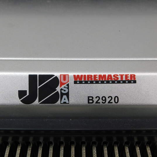 JB Wiremaster  B2920  Book Binding Machine image number 7
