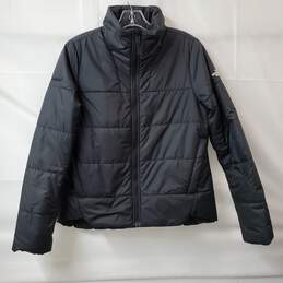 The North Face Women's Black Full-Zip Puffer Jacket Size M