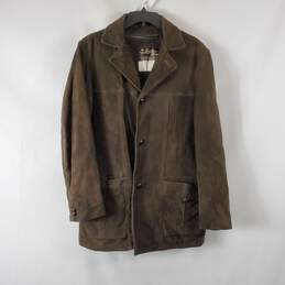 The Leather Shop Men's Brown Leather Jacket SZ M/L
