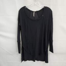 Free People Black Lightweight Pullover Top Size XS