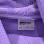 NWT Womens Purple Cowl Neck Long Sleeve Pullover Sweatshirt Size S/P image number 3