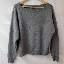 American Eagle Gray Polyester Pullover Sweater Women's XS