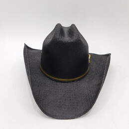 Western Express Black Straw Western Cowboy Hat Size S/M alternative image