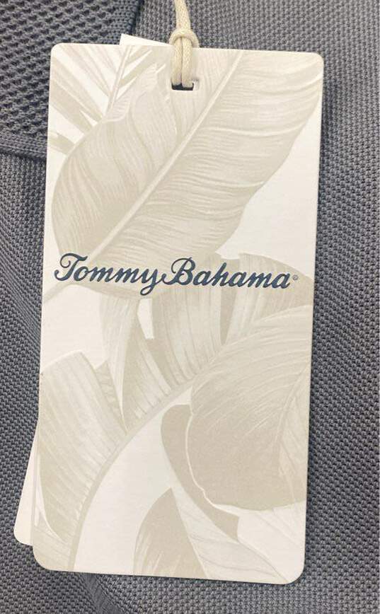 Tommy Bahama Men's Grey Polo- XL NWT image number 8