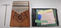 Unbranded 17-Key Wooden Kalimba w/ Soft Case and Accessories