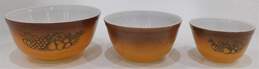 Vintage Pyrex Old Orchard Nesting Mixing Bowls Set of 3
