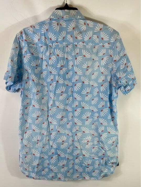 Thread & Cloth Blue Floral T-shirt - Size Medium image number 2