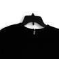 NWT Womens Black Short Sleeve Round Neck Pullover Blouse Top Size Large image number 4