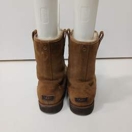 Ugg Men's Chestnut Suede Stoneman Pull-On Boots Size 10 alternative image