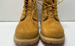 Timberland Tan 6 inch Leather Work Women's Boots Size 8 alternative image