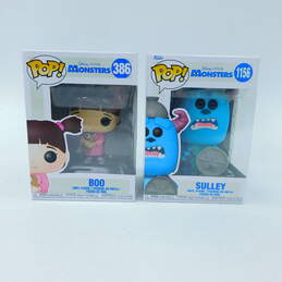 Funko Pop! Disney Pixar Monsters, Inc. 386 Boo and 1156 Sulley