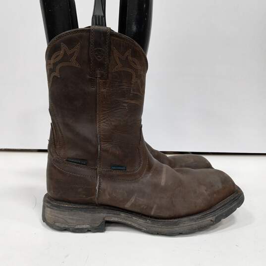 Men’s Ariat Workhog Waterproof Composite Toe Work Boot Sz 11.5D image number 1