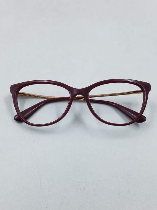 D&G Burgundy Oval Eyeglasses image number 1