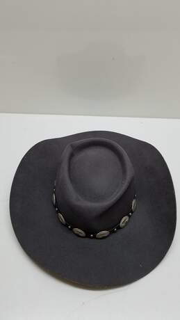 Shyanne Gray 100% Wool Cowboy Hat O/S NWT alternative image