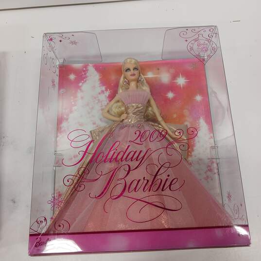 Pair of Holiday Barbie Dolls W/ Boxes image number 4