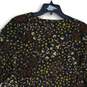NWT Maurices Womens Black Floral Fringe Open Front Kimono Blouse Top Size XL image number 4