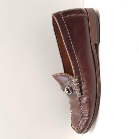 Warflield & Grand Men's Brown Leather Loafers Size 9.5 image number 2