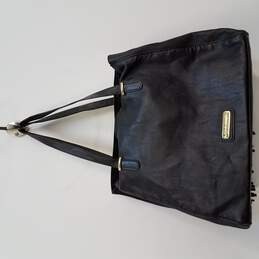 Steve Madden Black Tote Bag Faux Leather