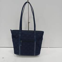 Vera Bradley Women's Navy Blue Quilted Tote Bag alternative image