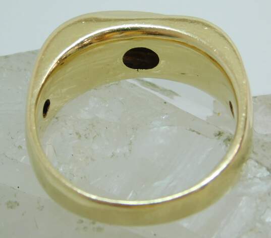 14K Yellow Gold 0.50 CTTW Diamond Men's Ring 7.8g image number 5