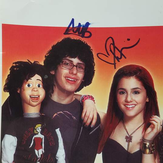 Cast Signed Victorious on Nickelodeon Mini-Poster (Includes Ariana Grande) image number 6