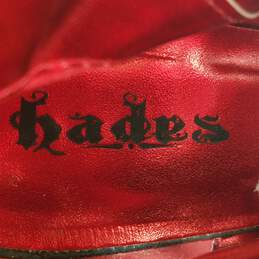 Hades Black Vegan Leather Heeled Boots alternative image