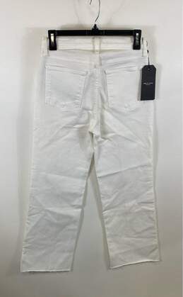 NWT Rag & Bone Womens White Pockets Light Wash Mid Rise Denim Ankle Jeans Sz 25 alternative image