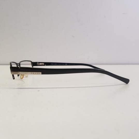 Prada Black Wire Frame Eyeglasses (Frame) image number 5