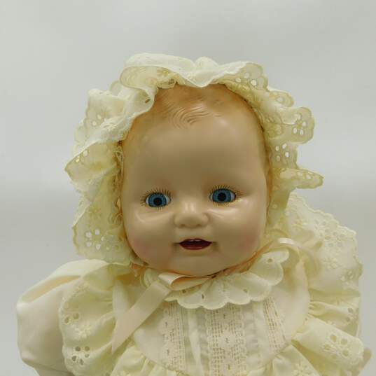 Vintage 1985 Horsman Baby Dimples Christening Doll image number 2