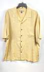 Tommy Bahama Men Yellow Palm Tree Print Button Up Shirt L image number 1