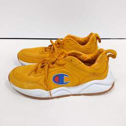 Champion Yellow Lace-Up Athletic Sneakers Size 11