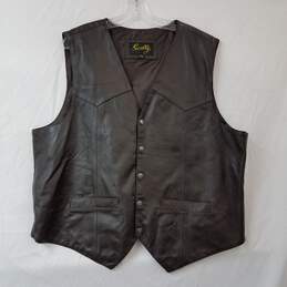 Scully Men's Leather Vest Size XXL