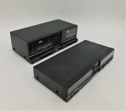 VNTG Sanyo Brand RD W V14 Stereo Double Cassette Deck and AVP V14 AV Controller alternative image