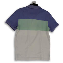 Mens Multicolor Colorblock Short Sleeve Advantage Stretch Polo Shirt Size M alternative image
