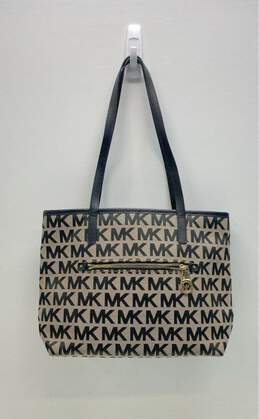 Michael Kors MK Signature Logo Print Canvas Tote Bag alternative image