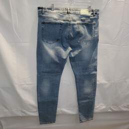 Off-White Cotton Light Blue Jeans Size 40 alternative image