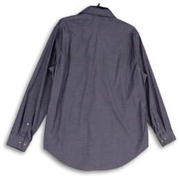 Mens Gray Long Sleeve Spread Collar Slim Fit Dress Shirt Size 16.5 32/33 alternative image