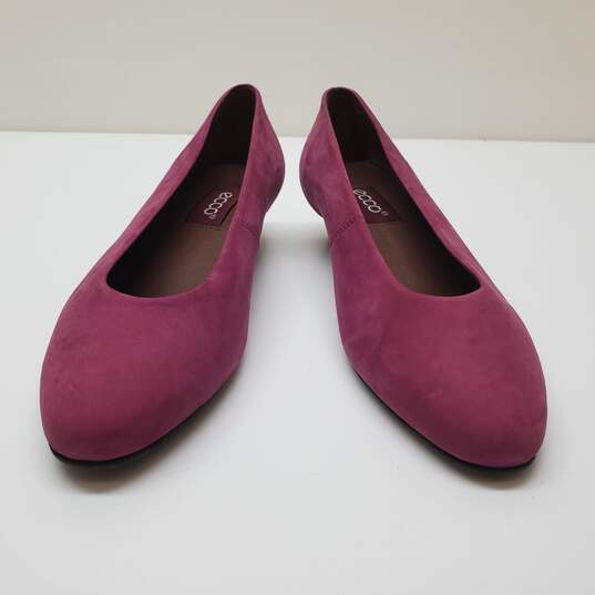 Ecco Pump Purple Suede Heels Size 5 image number 3