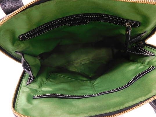 Kate Spade Black Leather Wellesley Maeda Satchel Bag image number 9