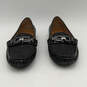 Womens Fortunata A0008 Black Signature Print Loafer Shoes Size 6.5 M image number 1