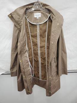 Women Cole Hann Petite Packable Raincoat Size-M Used alternative image