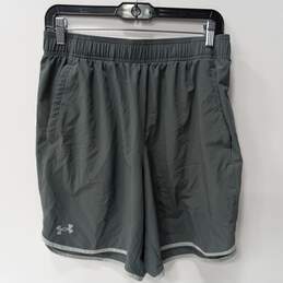 Under Armour Men's Gray Drawstring Shorts Size L