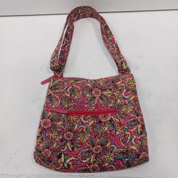 Vera Bradley Pink Floral Pattern Crossbody Handbag