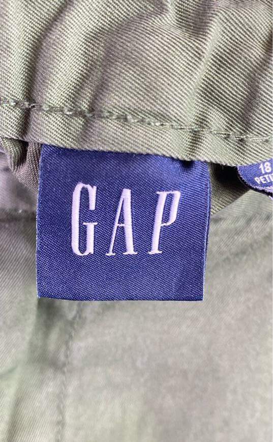 GAP Women Olive Green Surplus Shorts Sz 18P image number 3