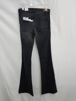 MNG Women's Black Wash Flare High Waisted Jeans SZ 6 NWT alternative image