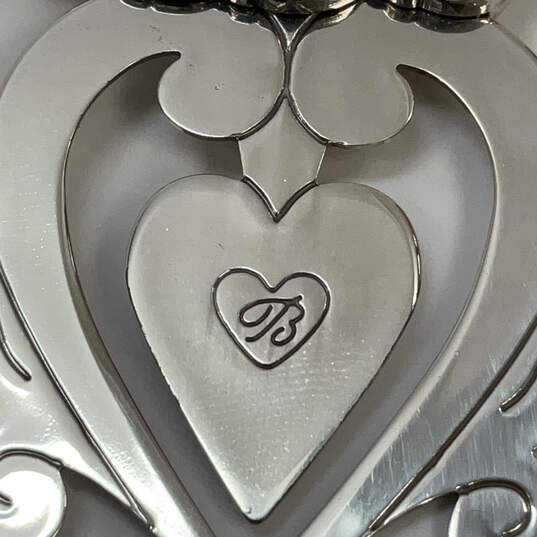 Designer Brighton Silver-Tone Dog Pointed Heart Shape Classic Bookmark image number 4